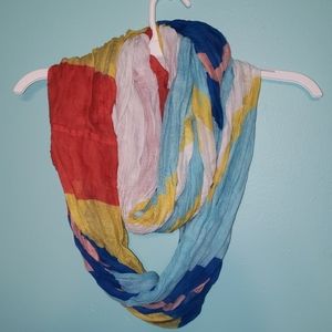 Colorblock Infinity Scarf
